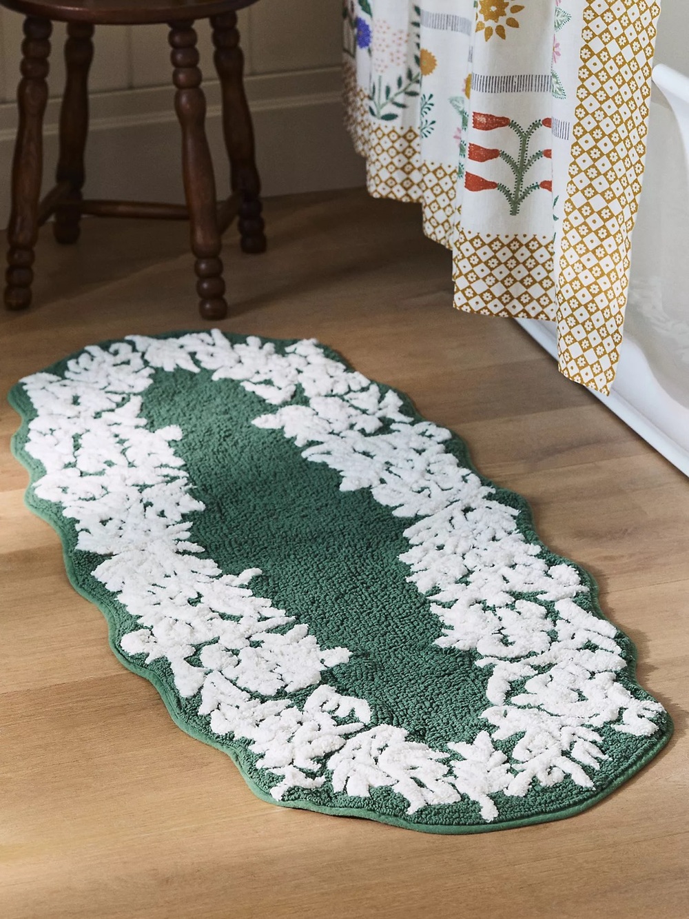 Anthropologie Geraldine Tufted Bath Mat Large NWT